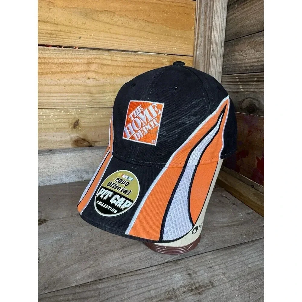 Autographed Tony Stewart #20  Nascar Hat Home Depot‎ Official Pit Cap